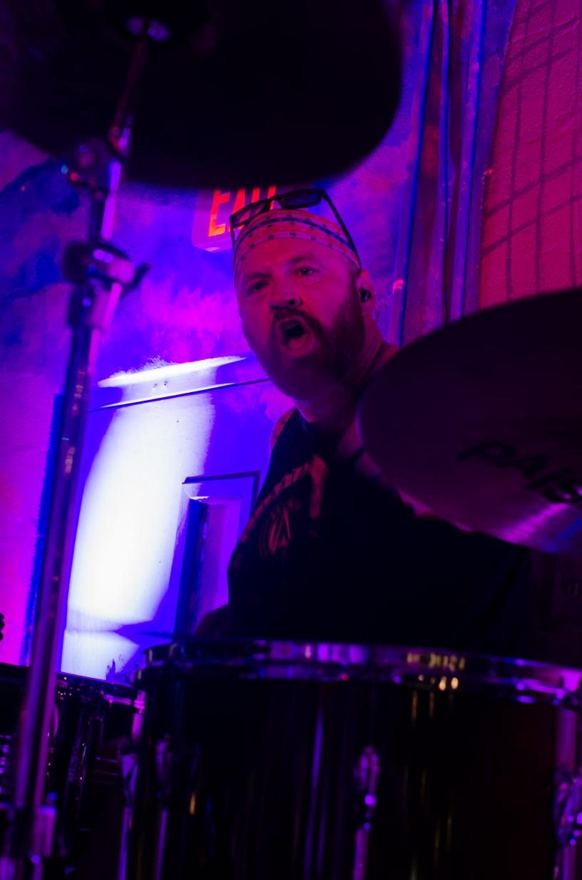 Catch These Hands drummer shouting along